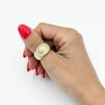 Golden Horizon Statement Ring