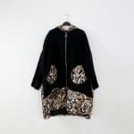 Wild Contrast Oversized Hoodie Jacket