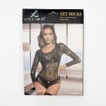 Elegant Mesh Bodysuit – Women’s Sheer Lace Bodysuit for Sensual Confidence