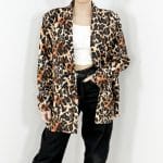 Wild Grace Leopard Print Blazer