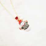 Winter Joy Snowman Pendant Necklace