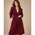 Lightweight Belted Trench Coat