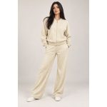 Zip-Front Knit Bomber Co-Ord Set