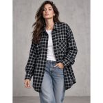 Relaxed Checkered Overshirt