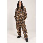 Statement Print Relaxed Set - Brown