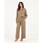 Golden Stripe Relaxed Co-Ord Lounge Set