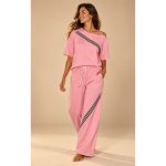 Sunset Breeze Stripe Lounge Set