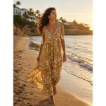 Golden Breeze Maxi Dress