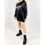 Brooklyn Satin Oversized Off-Shoulder